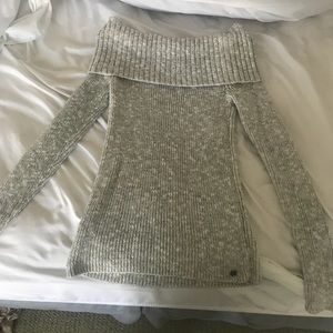 Off the shoulder sweater